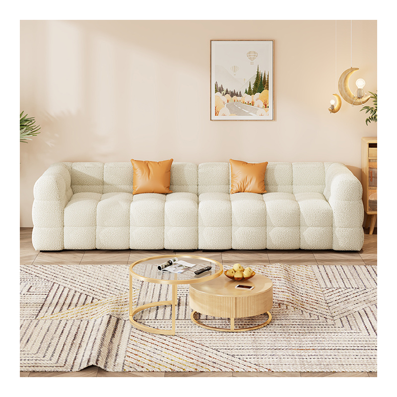 Modern Cashmere Marshmallow Sofa Fast Sleeper Comfortable Living Room Furniture Sofa Set Modern Living Room Furniture Sofa