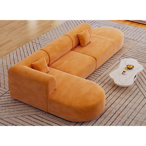 Factory Direct L-shaped Leisure Corner Sofa Combination Sofa Living Room Furniture Set Sofa