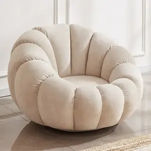 Minimalism Style Couchs Living Room Furniture Living Room Lounge Chairs Modern Interior Furniture Pumpkin Shaped Sofa