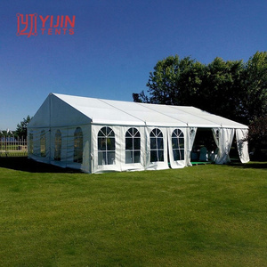 Custom 15m x 20m 15x30 10x50m size A shape marquee tent for wedding party event with waterproof and furniture