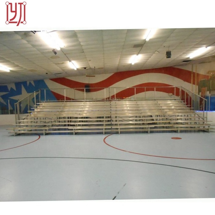 Metal aluminum basketball court bleachers seating