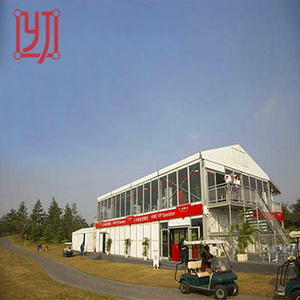 Custom made double decker tent two level 2 floors tent for event paty