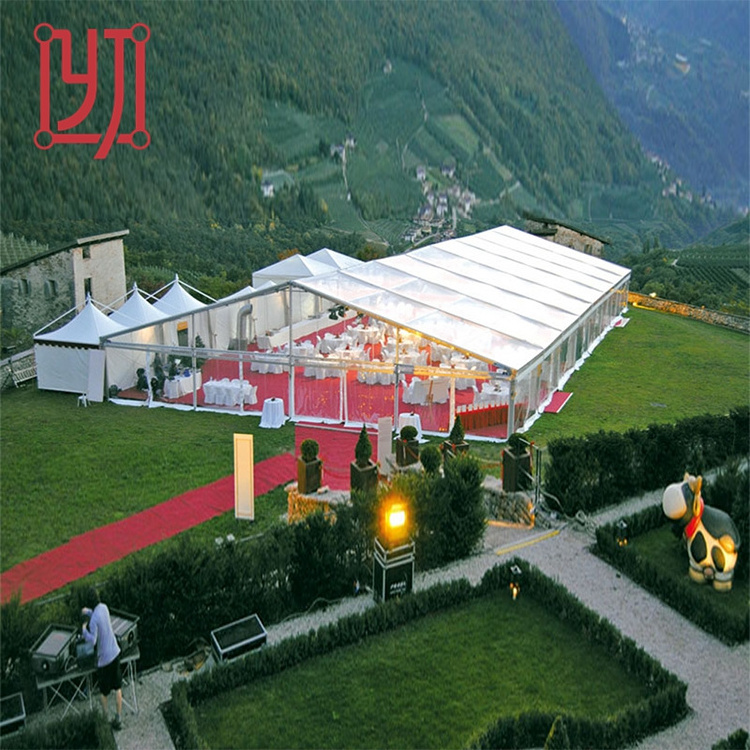 Outdoor aluminium tents for events wedding party