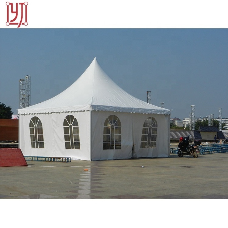 Pvc fabric mini pagoda tent 5x5 6x6 for trade show