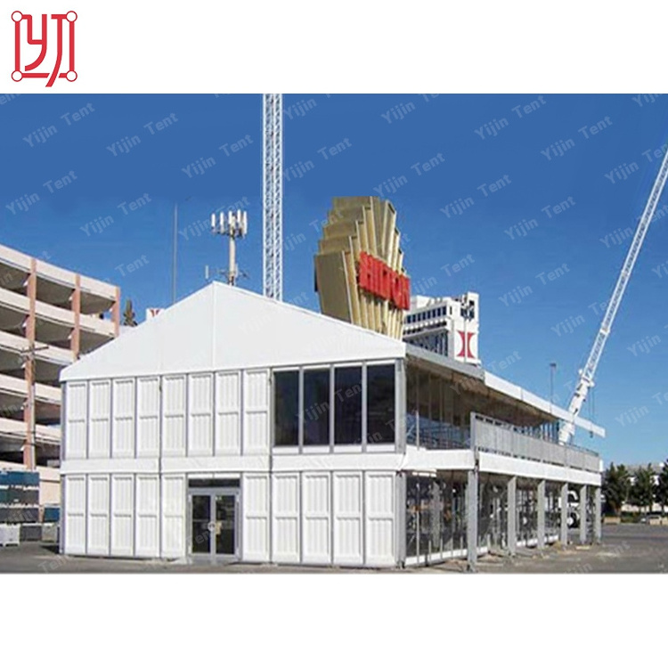 10-40m aluminum frame double decker two story tent for event