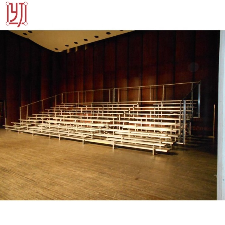 Metal aluminum basketball court bleachers seating