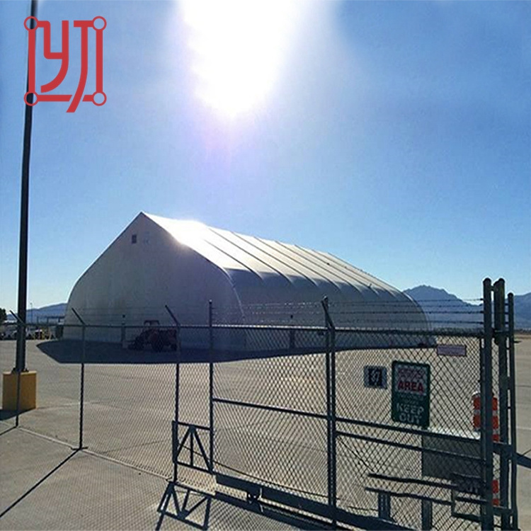 Aircraft hangar pvc warehouse tent 12x20m for helicopter storage