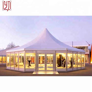 Large canopy tent different shapes of wedding hexagon tents