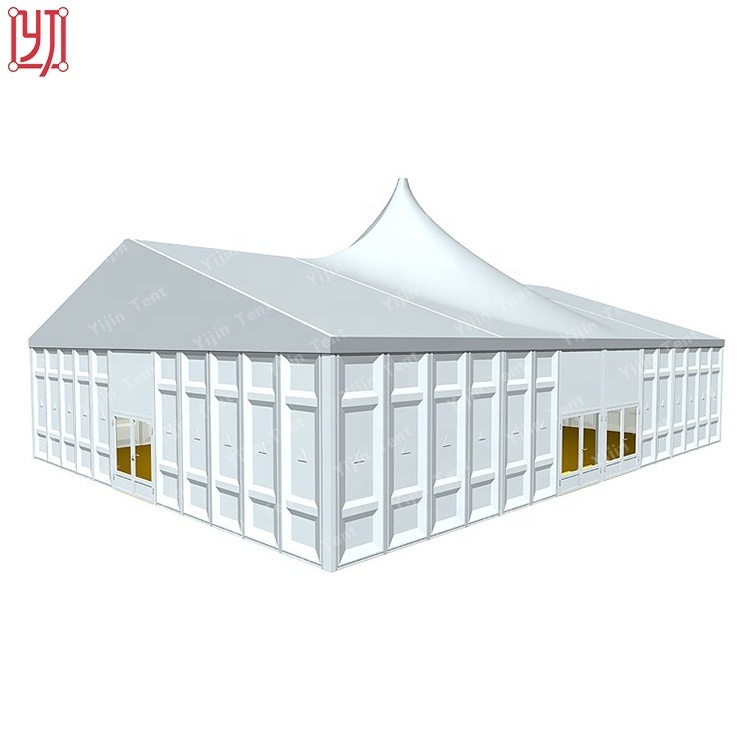 50m x 100m fire retardant durable aluminum industrial tent warehouse abs wall