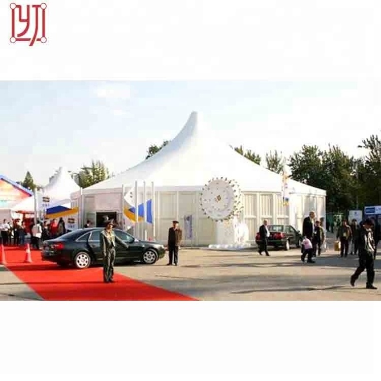 Large canopy tent different shapes of wedding hexagon tents