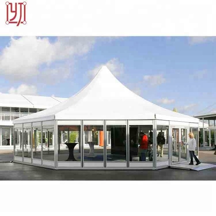 Large canopy tent different shapes of wedding hexagon tents