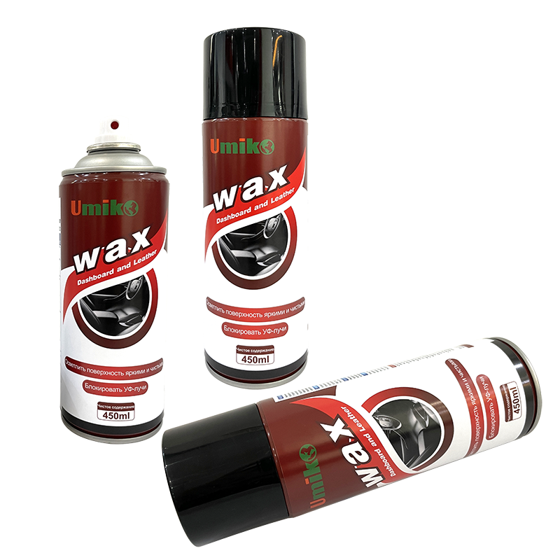 Leather Shining Car Polishing Cleaner Dashboard Spray Wax Leather Protection for Car Interior Shine