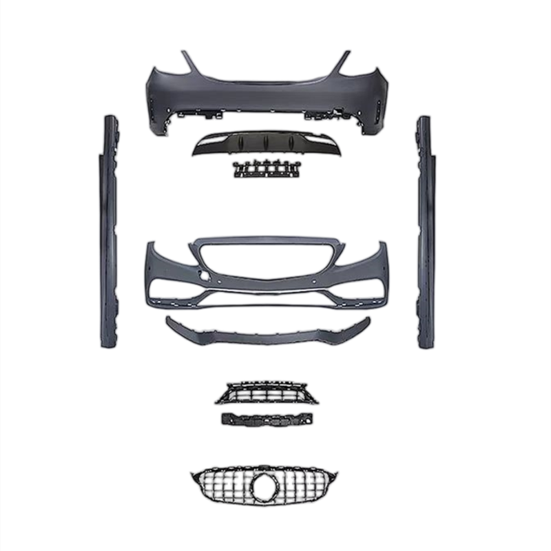 Applicable to Mercedes Benz C-class w205 2015-2021 upgrading and retrofitting C63 body kit, front bumper GT grille