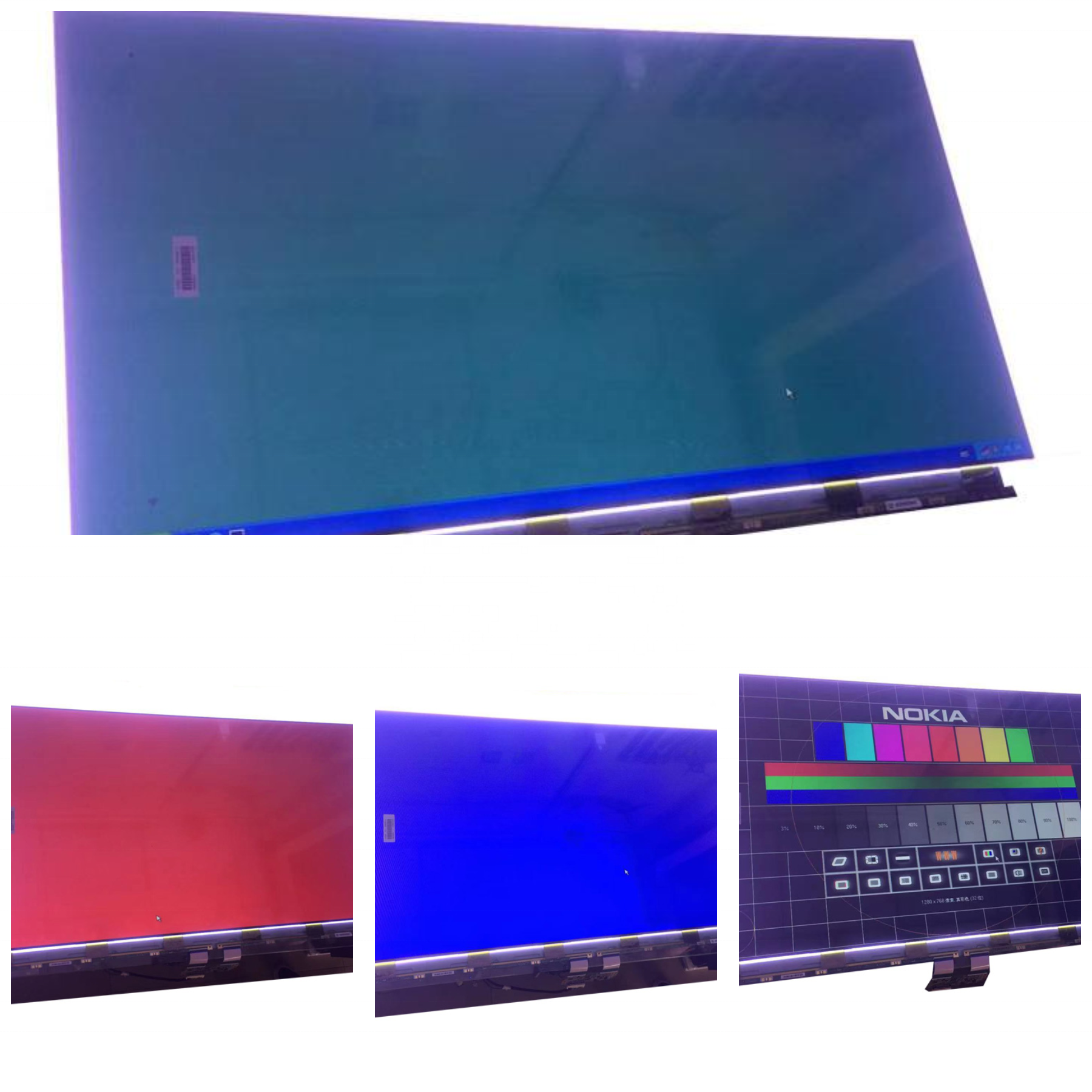 Good price big screen hd tv of narrow frame with full HD support wide replacement lcd tv screen