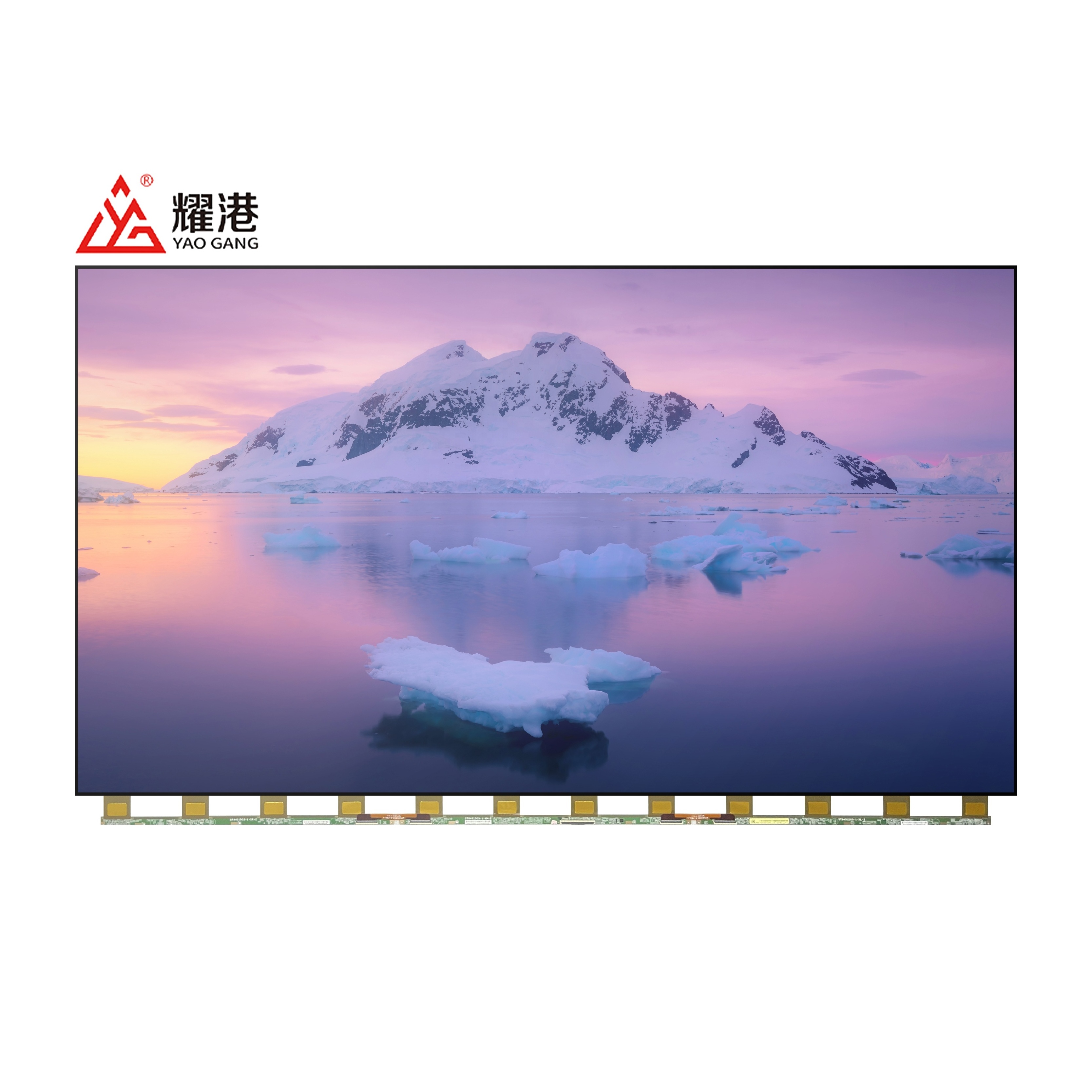 ST6451D03-F Wholesale CSOT 65 inch TFT IPS Display big size 3840*2160 UHD 68PPI LCD Panel with 96 pin USI-T cablels