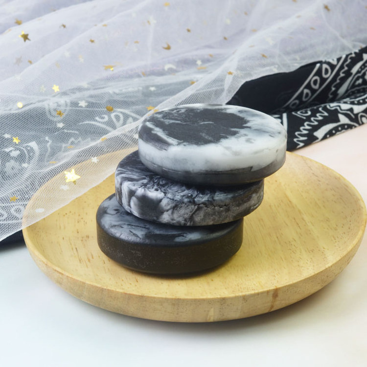 Custom OEM Natural Bamboo Charcoal Soap Skin Care Treatment Slimming Blackhead Remover Oil Control Face Soaps