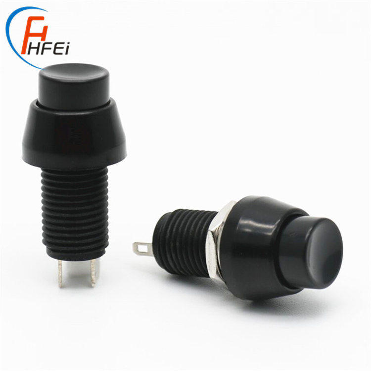 12mm la38 PBS-11A 11B mini selector momentary self-locking plastic 220 volt push button switch for toys