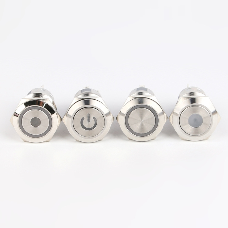 8mm 10mm 12mm 16mm 19mm 22mm 25mm 28mm 30mm push button switch latching momentary illuminated waterproof buttons switches