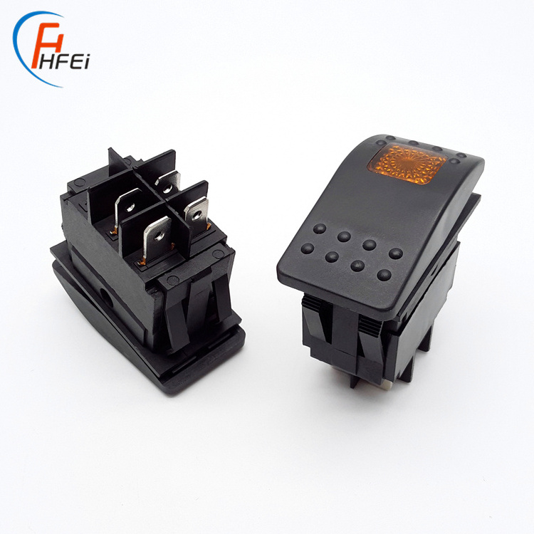 Free sample cheapest waterproof car/motorcycle/automobile ip68 switches 12v rocker switch car