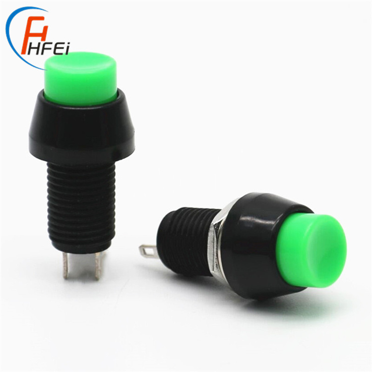 12mm la38 PBS-11A 11B mini selector momentary self-locking plastic 220 volt push button switch for toys