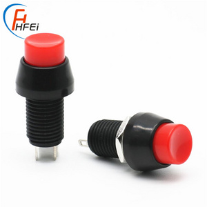 12mm la38 PBS-11A 11B mini selector momentary self-locking plastic 220 volt push button switch for toys