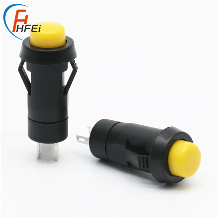 12mm nova kan l6 mini selector small momentary self-locking plastic la38 push button switch 24v