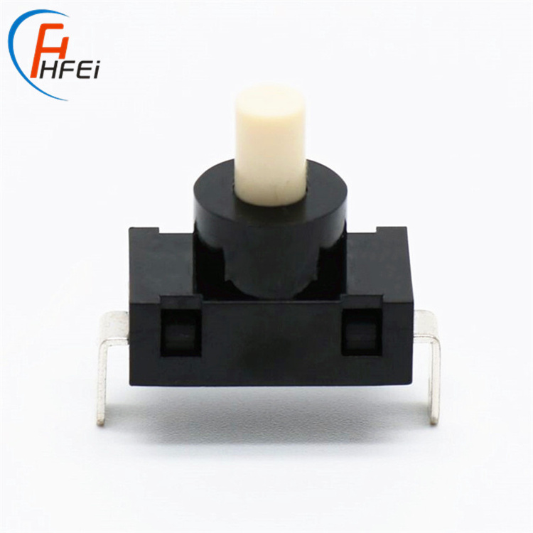 mini push button foot switch plastic 2 pin low voltage t85 flashlight hoist push button switch