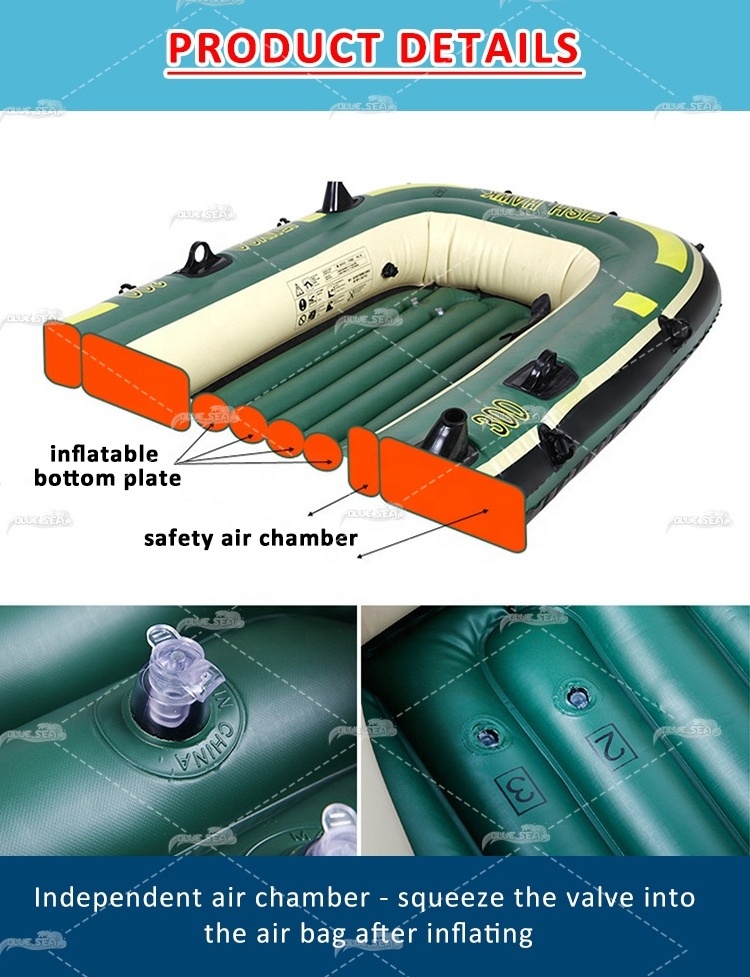 BS-b150 inflatable boat for one person inflatable boat with electric motor solar canvas inflatable boat lldpe