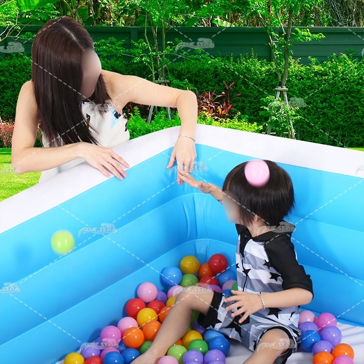 BS-Rp portable mini swimming pool hard plastic kids rectangular pool with slide automation