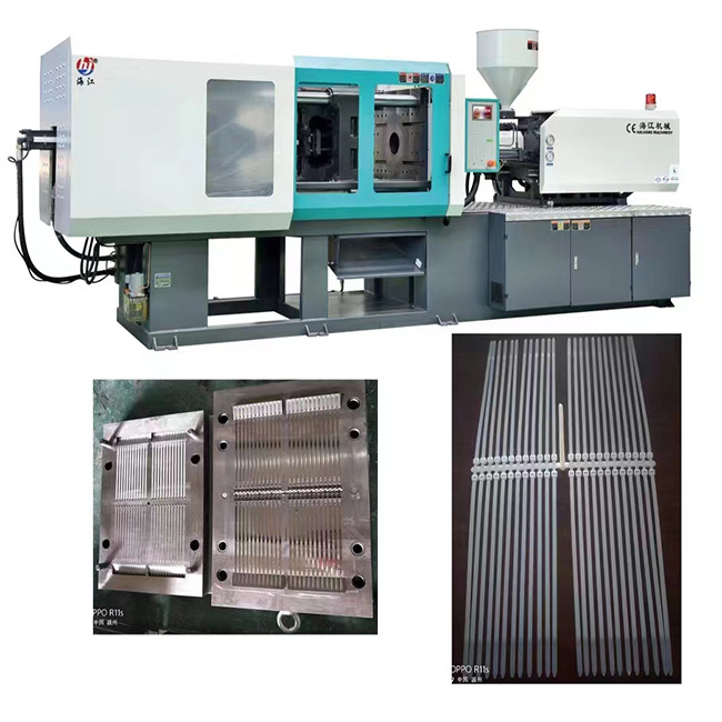 injection molding machine for nylon cable ties plastic material factory with mould maker