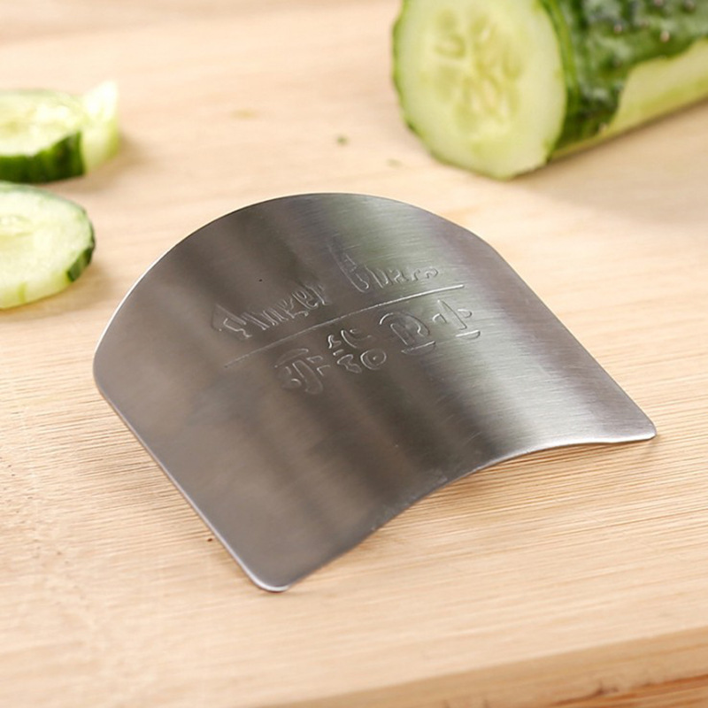 Kitchen Accessories Stainless Steel Guard Chop Safe Slice Knife Finger Hand Protector for cutting