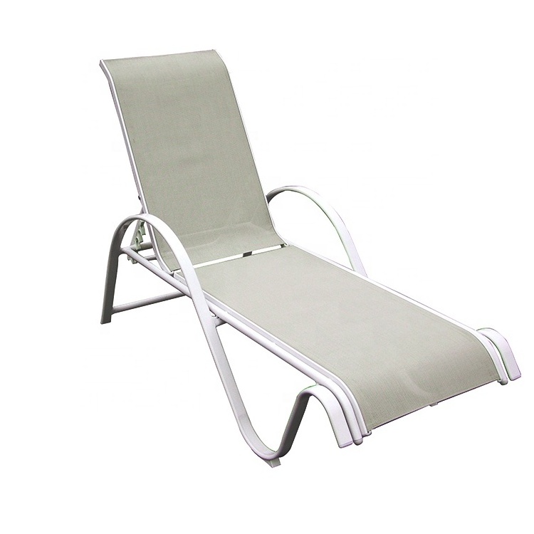 folding french style lounge chair outdoor beach furniture