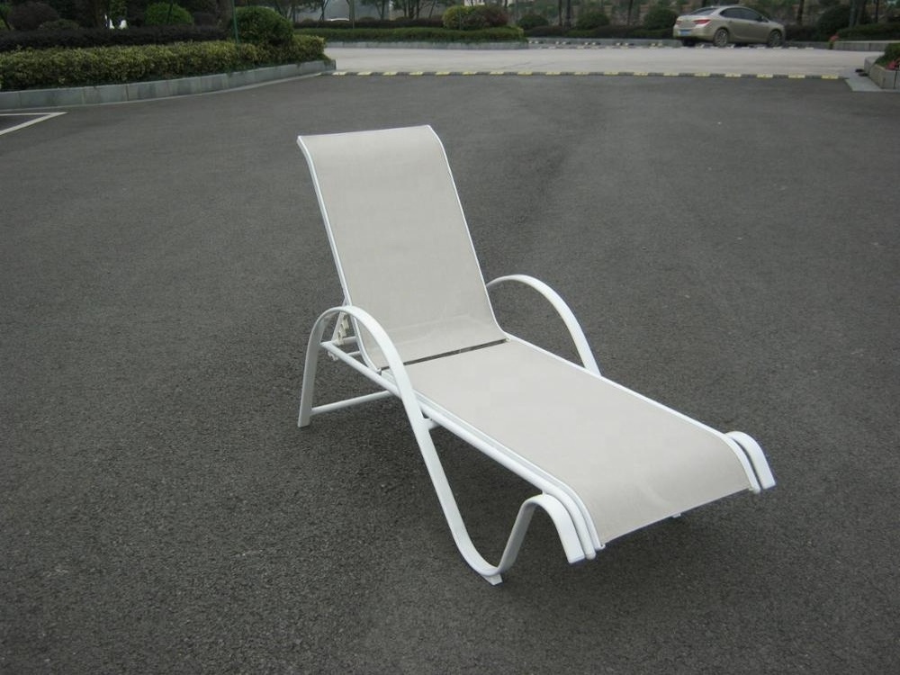 folding french style lounge chair outdoor beach furniture