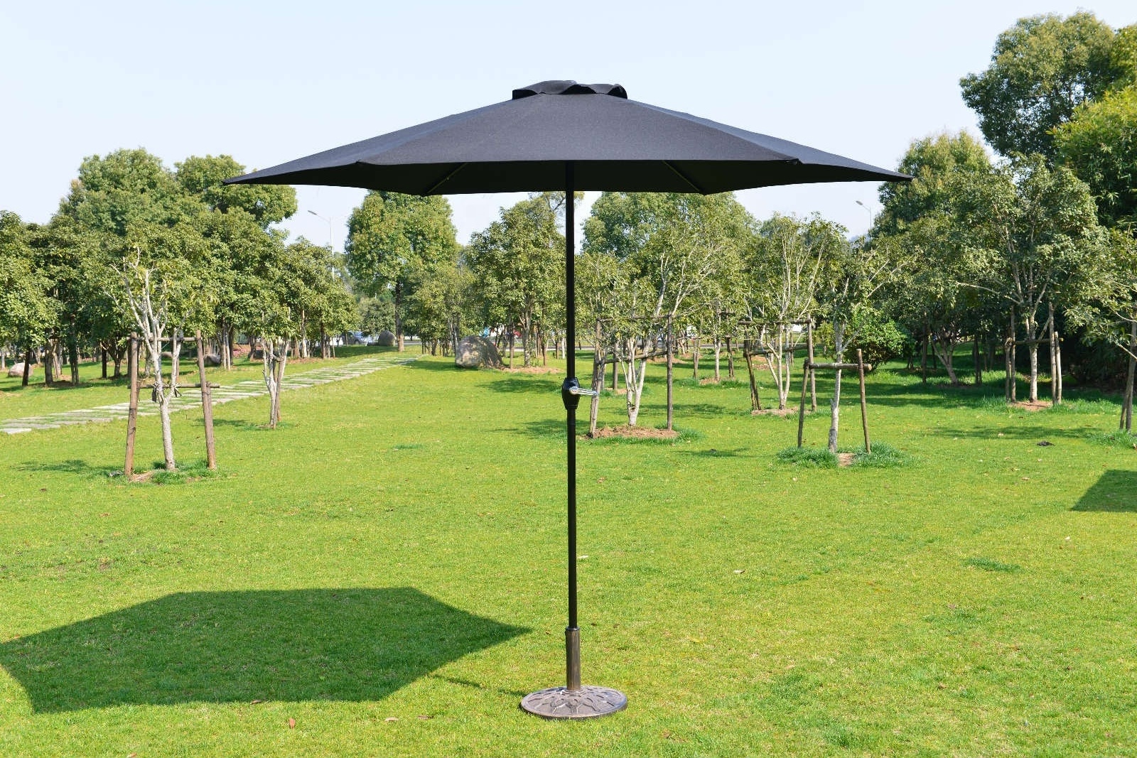 High quality outdoor furniture big large size umbrella parasol with base for sunshade party