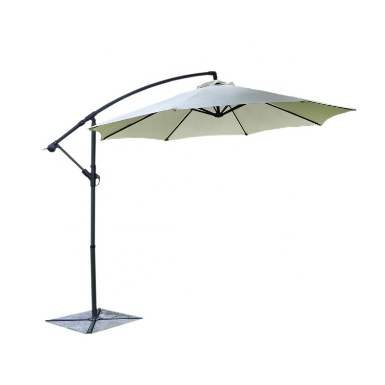 High quality outdoor furniture big large size umbrella parasol with base for sunshade party