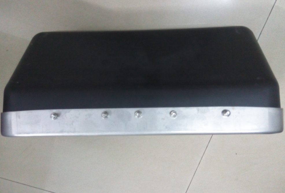 plastic feed trough with stainless steel strap for pig/hog farm equipment