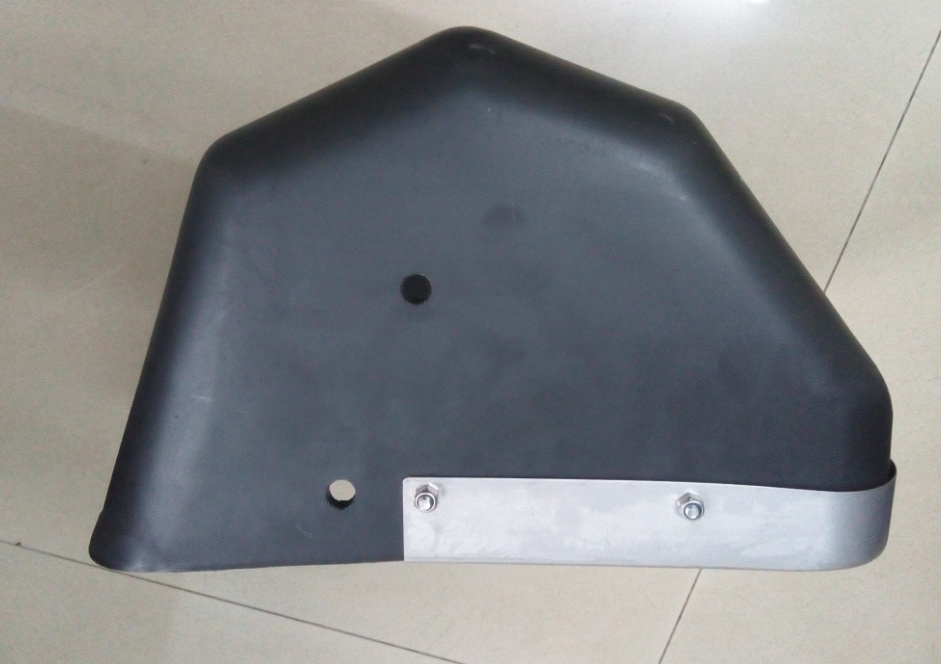 plastic feed trough with stainless steel strap for pig/hog farm equipment