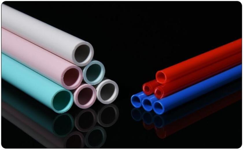 grade round tubing pvc extrusion colored pvc pipe rectangle plastic ducting