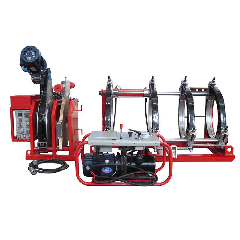 High Impact Customized Red 63-1000mm HDPE Pipe Fittings Butt Welding Making Machine