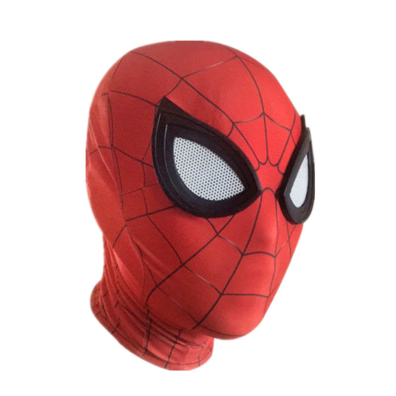 Superhero Spider Mask Man Into Spider Verse Miles Morales Mask Cosplay Peter Parker Costume Zentai Spider helmet