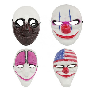 Halloween masquerade scary clown carnival mask payday 2 scary funny props supplies