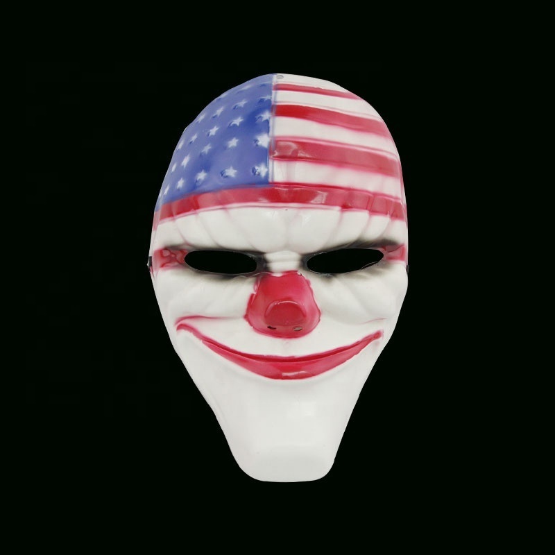 Halloween masquerade scary clown carnival mask payday 2 scary funny props supplies