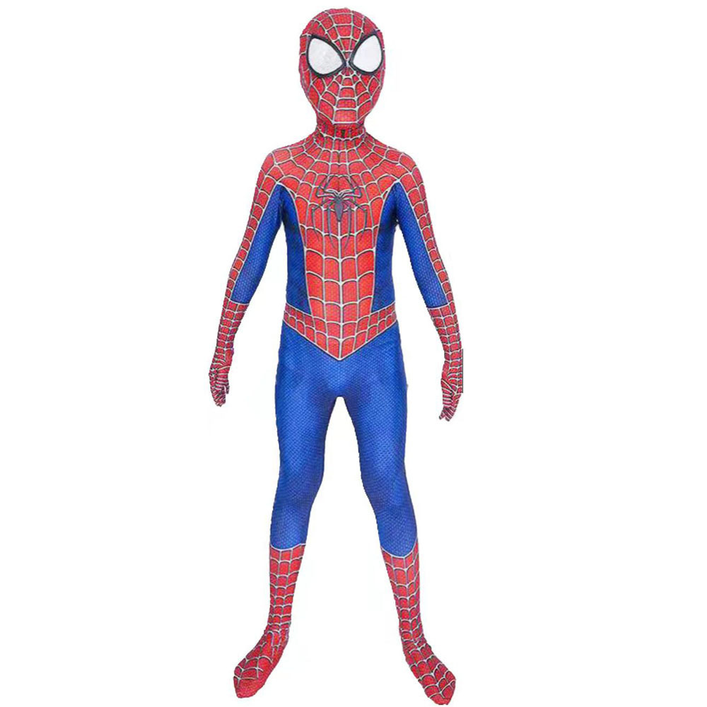 Spiderman Costume Fancy Jumpsuit Adult And Children Halloween Cosplay Costume Red Black Spandex Clothing