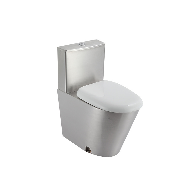 Factory Supplier sanitary toilet  Direct Sales western Stainless Steel WC Toilet Pan