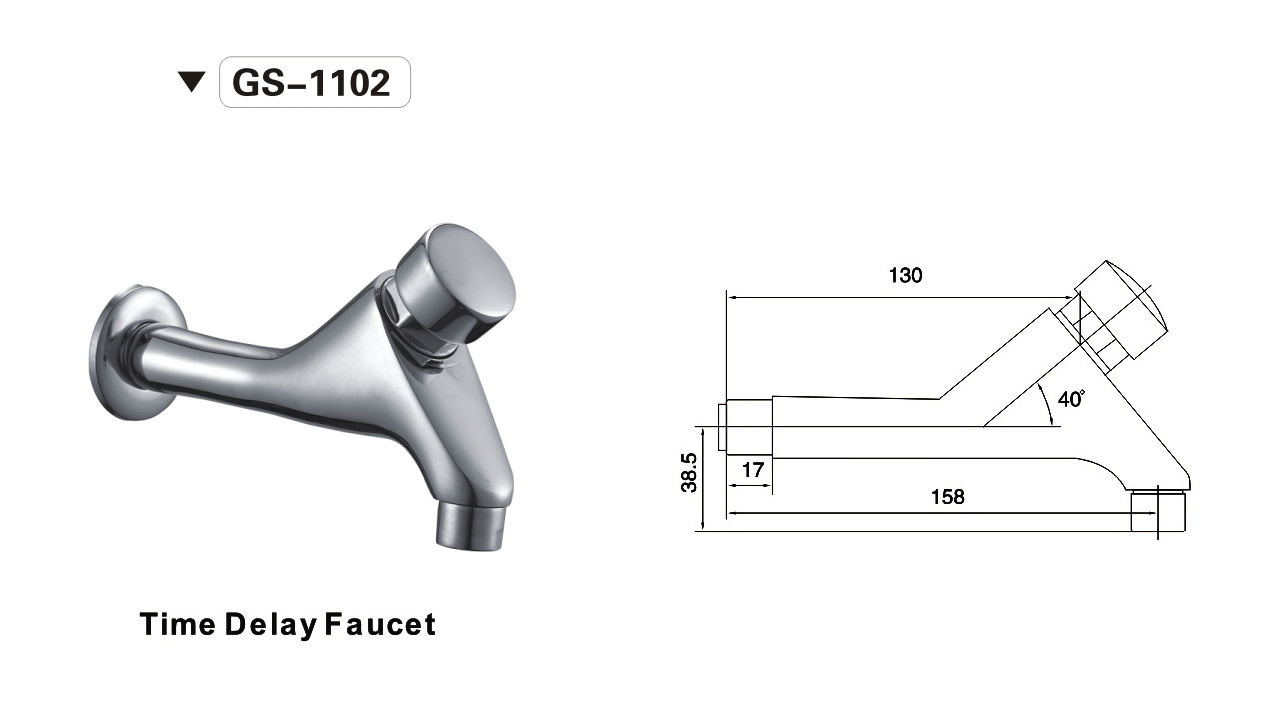 Guaranteed Quality Proper Price Brass Push Button Faucet