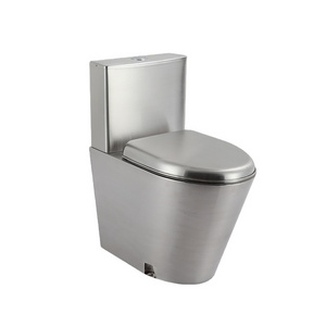 Kexin Best-selling Western toilet bowl Stainless Steel One Piece WC Toilet