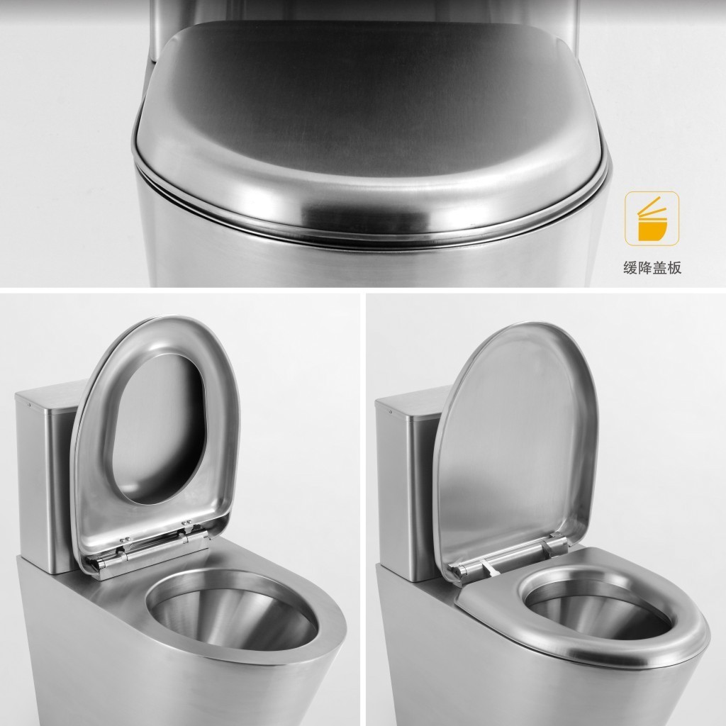 Kexin Best-selling Western toilet bowl Stainless Steel One Piece WC Toilet