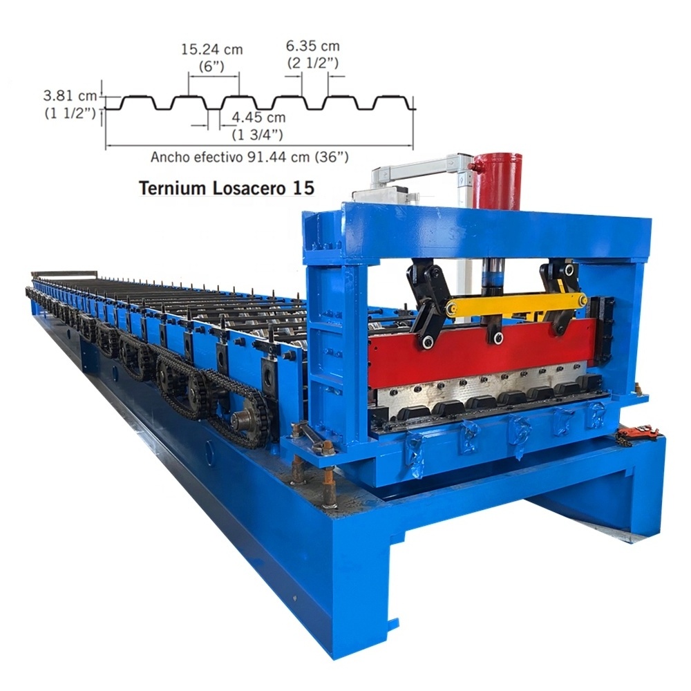 maquina formadora piso de rollos de cubierta scaffolding metal deck rolling machine