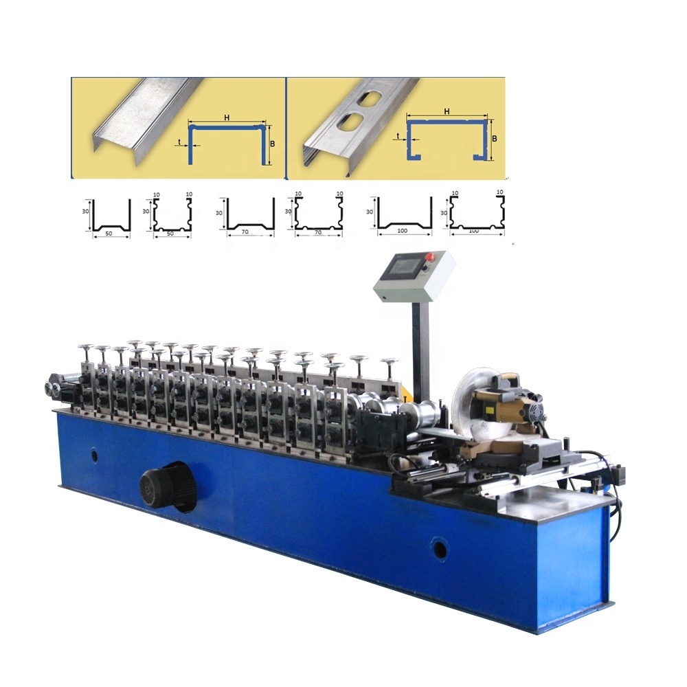 gypsum track metal framing stud press machine