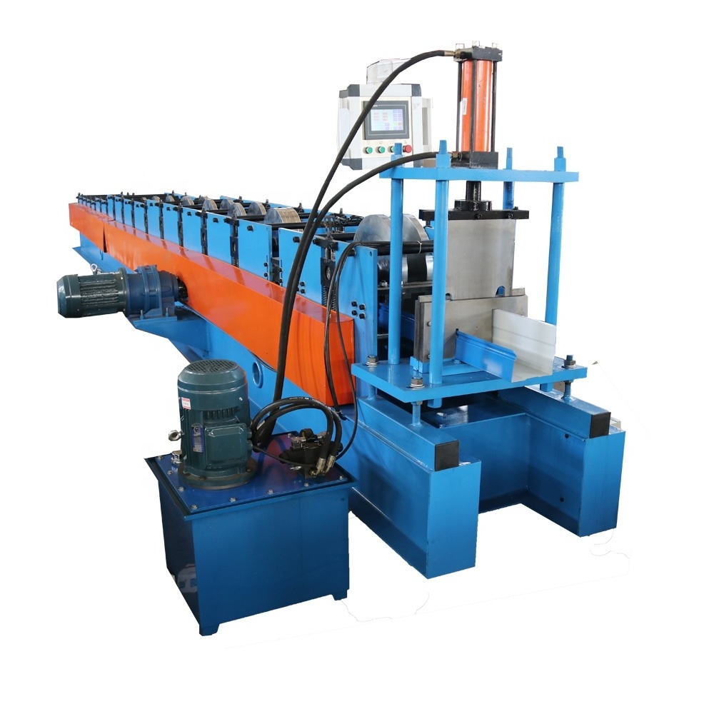 5'' box k style metal rain gutter roll forming making machine